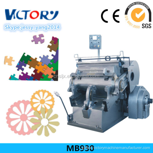 Discount Paper Cutting Machine CE Standard paper die cut machine Supplier